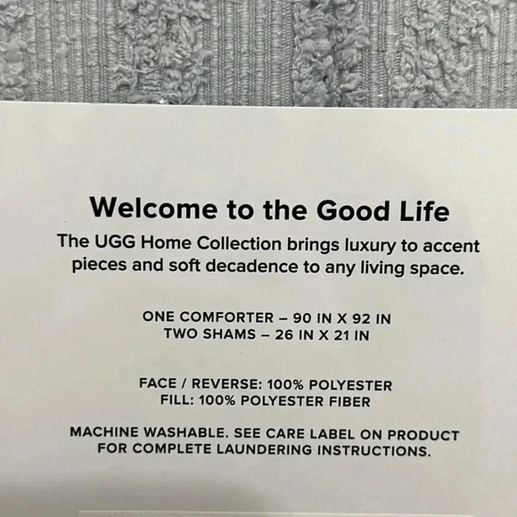 Ugg Cinnia Full / Queen Comforter Set - Picture 5 of 7